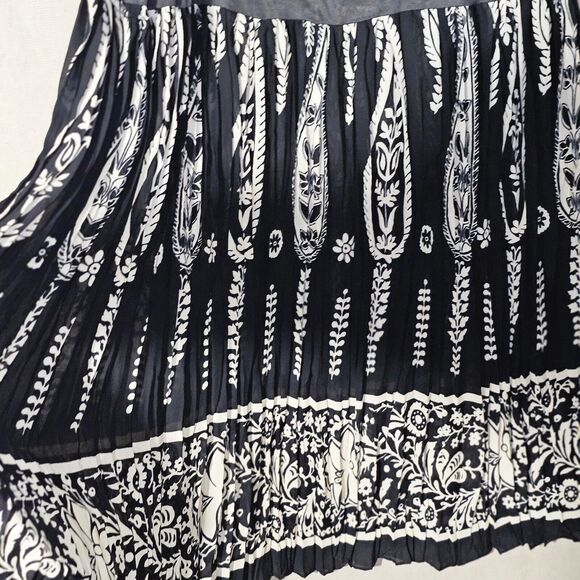 Positive Attitude Southwestern Mesh Maxi Dress Plus Size 18W Stretchy See Though - Picture 4 of 10